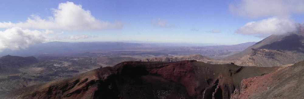 Red Crater und "Mount Dome"